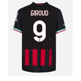 Herren Fußballbekleidung AC Milan Olivier Giroud #9 Heimtrikot 2022-23 Kurzarm
